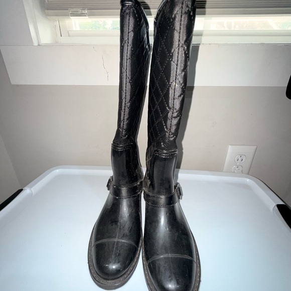Merona Black Winter & Rain Boots - Picture 1 of 4